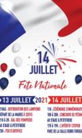 Fête Nationale : bal des pompiers et Feu d'artifice du 14 juillet à la Ferté-Gaucher