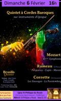 Quintet à Cordes Baroques : Mozart, Rameau, Corette