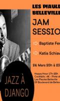 Jazz Jam Session avec Baptiste Ferrandis, Katia Schiavone (Jazz à Django)