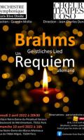 Un requiem allemand de Johannes  Brahms