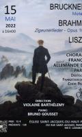Concert Brahms Bruckner : oeuvres vocales