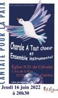 Cantate  pour la paix - concert ensemble vocal À Tout Choeur 