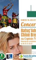OUESTIVAL Concert Batuc'Ados + Chloé Breit au Captain Fox