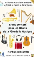 Harmonie de l'Alliance Musicale de Maisons-Laffitte et du Mesnil-le-Roi - Fête de la Musique 2022